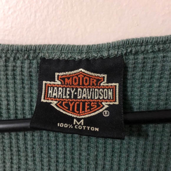 VINTAGE FLAGSHIP Harley Davidson Crop-Top - Picture 4 of 6